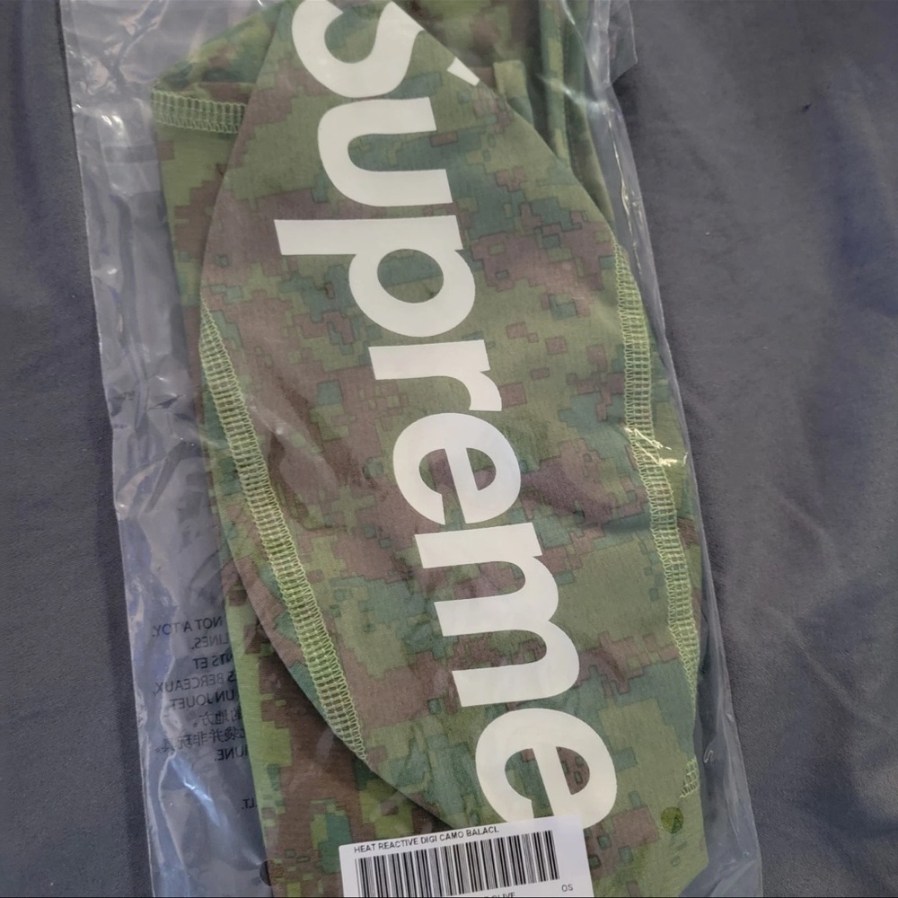 Supreme Digital Camo Mask with White Logo
